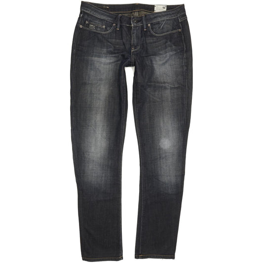 G-Star 3301 Bellcut Women Blue Straight Slim Jeans W31 L31