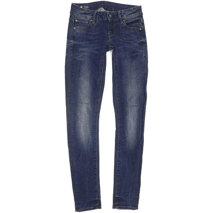 G-Star 3301 Low Women Blue Skinny Slim Stretch Jeans W23 L29