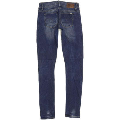 G-Star 3301 Low Women Blue Skinny Slim Stretch Jeans W23 L29