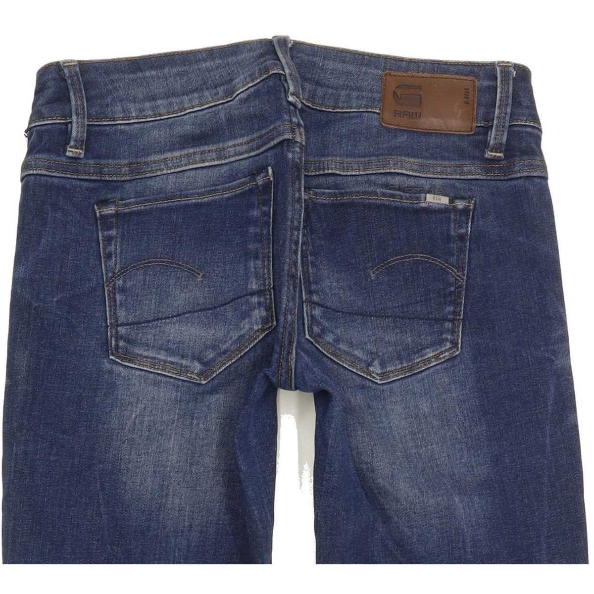 G-Star 3301 Low Women Blue Skinny Slim Stretch Jeans W23 L29