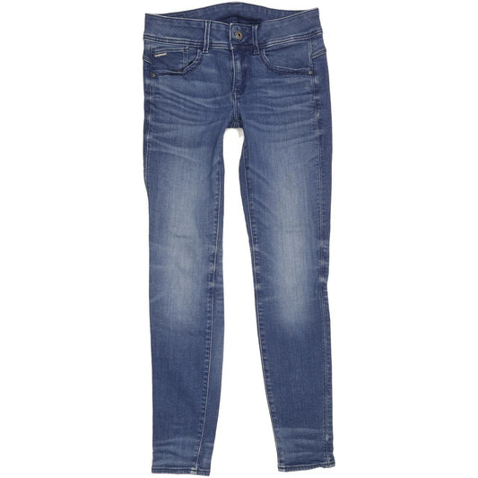 G-Star Lynn Women Blue Skinny Slim Stretch Jeans W30 L31
