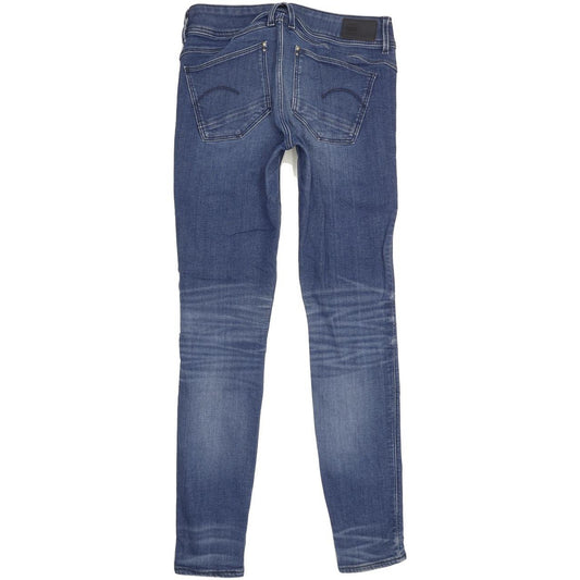 G-Star Lynn Women Blue Skinny Slim Stretch Jeans W30 L31