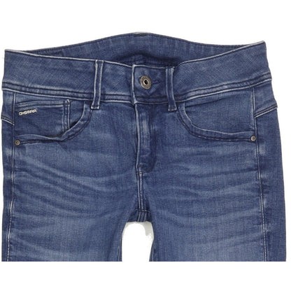 G-Star Lynn Women Blue Skinny Slim Stretch Jeans W30 L31