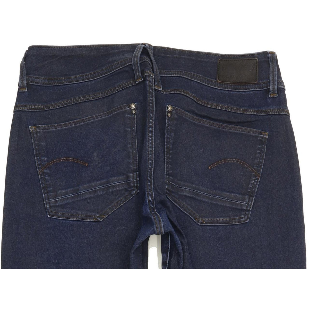 G-Star Lynn Zip Ankle Women Blue Skinny Slim Stretch Jeans W30 L30