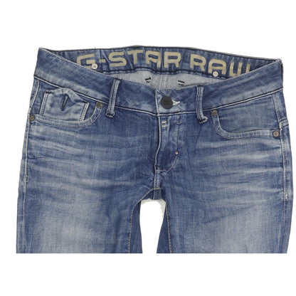 G-Star Corvet Women Blue Straight Slim Stretch Jeans W29 L31