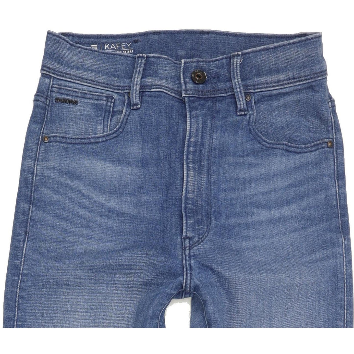 G-Star Kafey Ultra Blue Skinny Slim Stretch Jeans High Waisted W26 L30