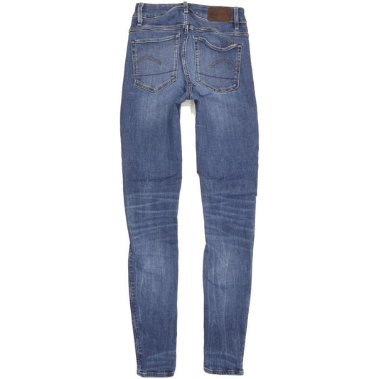 G-Star 3301 Women Blue Skinny Slim Stretch Jeans W25 L30