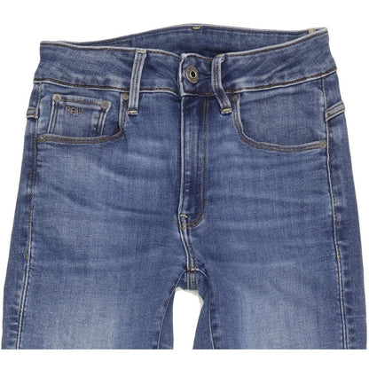 G-Star 3301 Women Blue Skinny Slim Stretch Jeans W25 L30