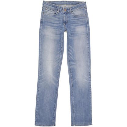 Levi's Demi Curve Women Blue Straight Slim Stretch Jeans W27 L30