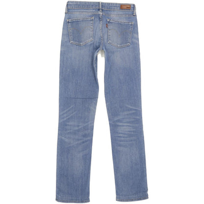 Levi's Demi Curve Women Blue Straight Slim Stretch Jeans W27 L30