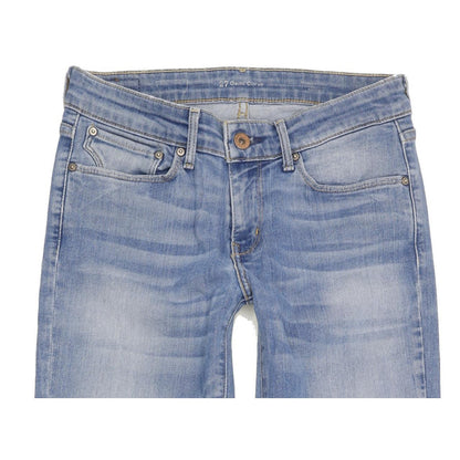 Levi's Demi Curve Women Blue Straight Slim Stretch Jeans W27 L30