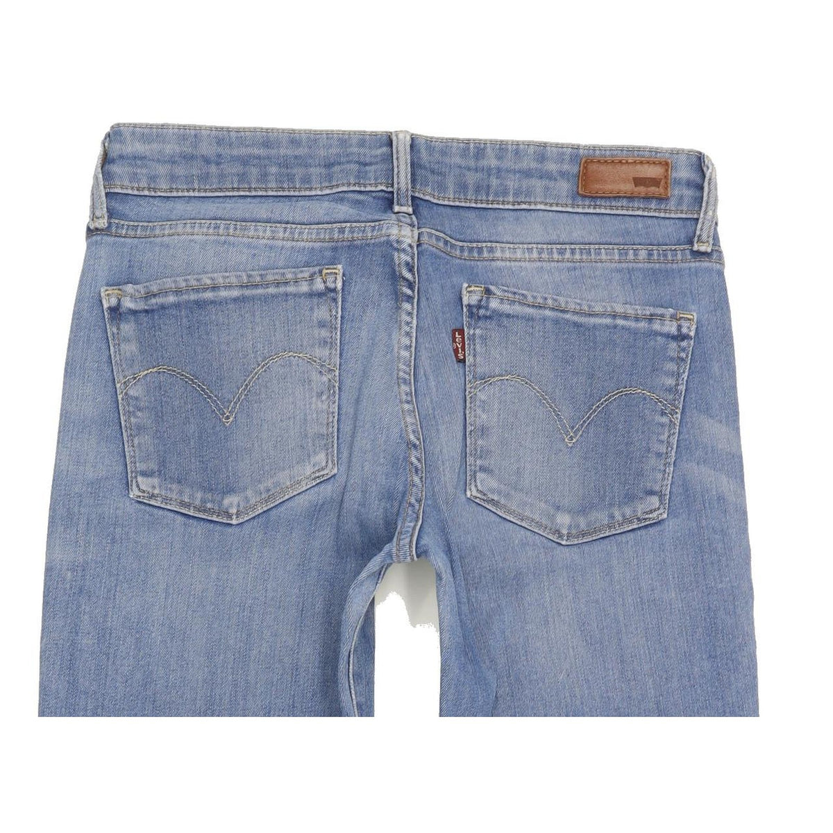 Levi's Demi Curve Women Blue Straight Slim Stretch Jeans W27 L30