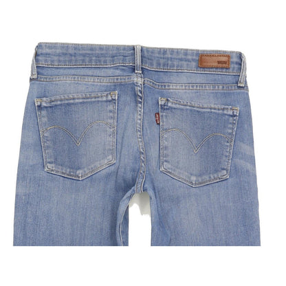 Levi's Demi Curve Women Blue Straight Slim Stretch Jeans W27 L30