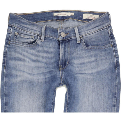 Levi's 710 Super Women Blue Skinny Slim Stretch Jeans W27 L31