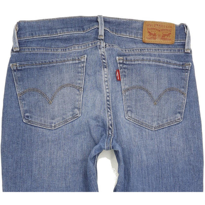 Levi's 710 Super Women Blue Skinny Slim Stretch Jeans W27 L31