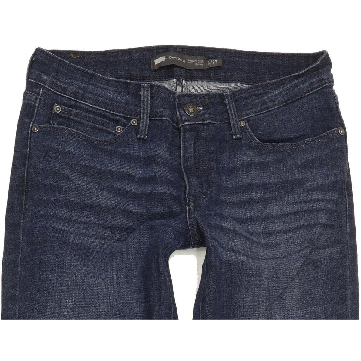 Levi's Demi Curve Women Blue Skinny Slim Stretch Jeans W27 L33