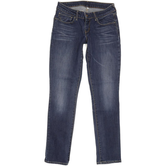 Levi's Women Blue Straight Slim Stretch Jeans W30 L31