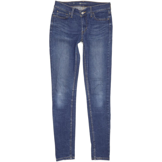 Levi's Women Blue Skinny Slim Stretch Jeans W29 L31