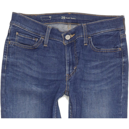 Levi's Women Blue Skinny Slim Stretch Jeans W29 L31