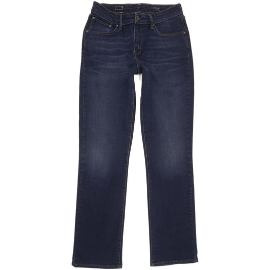 Levi's Women Blue Straight Classic Stretch Jeans W28 L30