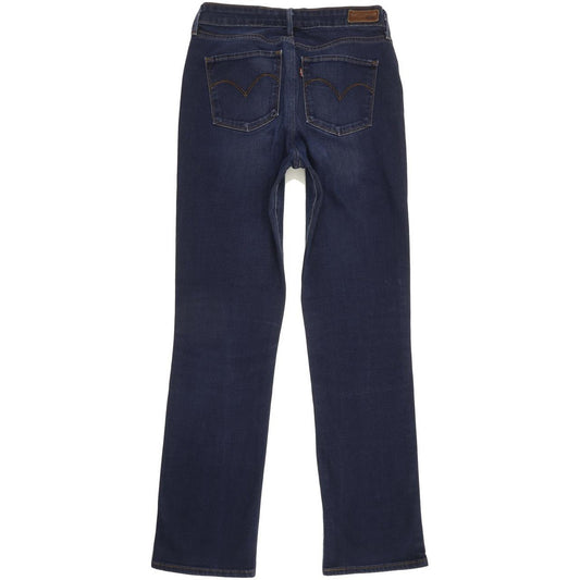 Levi's Women Blue Straight Classic Stretch Jeans W28 L30