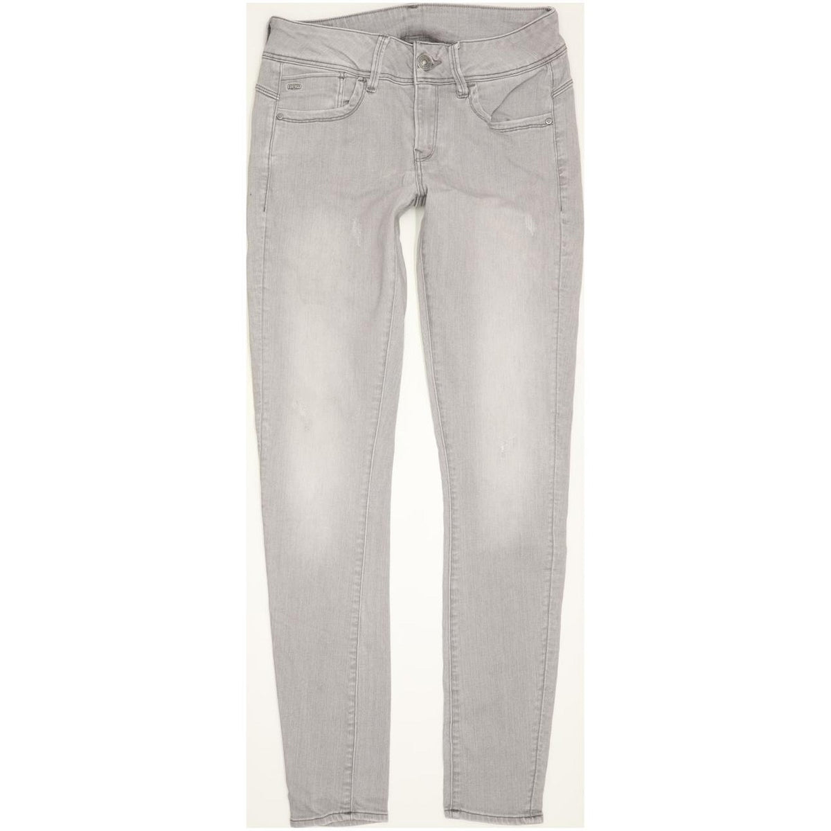 G-Star Lynn Women Grey Skinny Slim Stretch Jeans W27 L31
