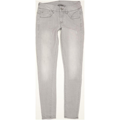 G-Star Lynn Women Grey Skinny Slim Stretch Jeans W27 L31