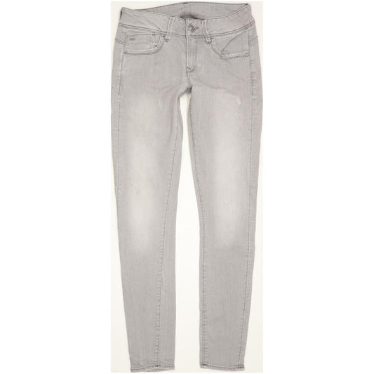 G-Star Lynn Women Grey Skinny Slim Stretch Jeans W27 L31