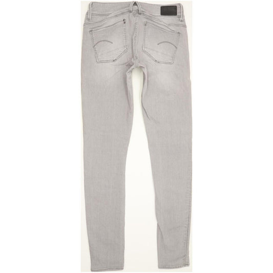 G-Star Lynn Women Grey Skinny Slim Stretch Jeans W27 L31