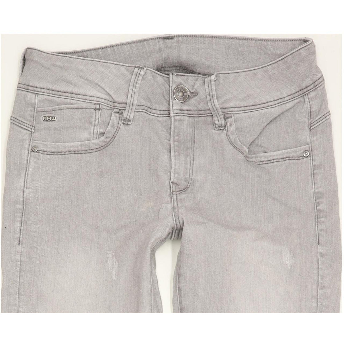 G-Star Lynn Women Grey Skinny Slim Stretch Jeans W27 L31