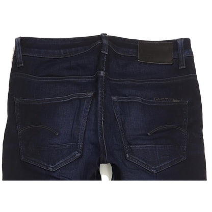 G-Star 3301 Men Navy Straight Slim Stretch Jeans W31 L33