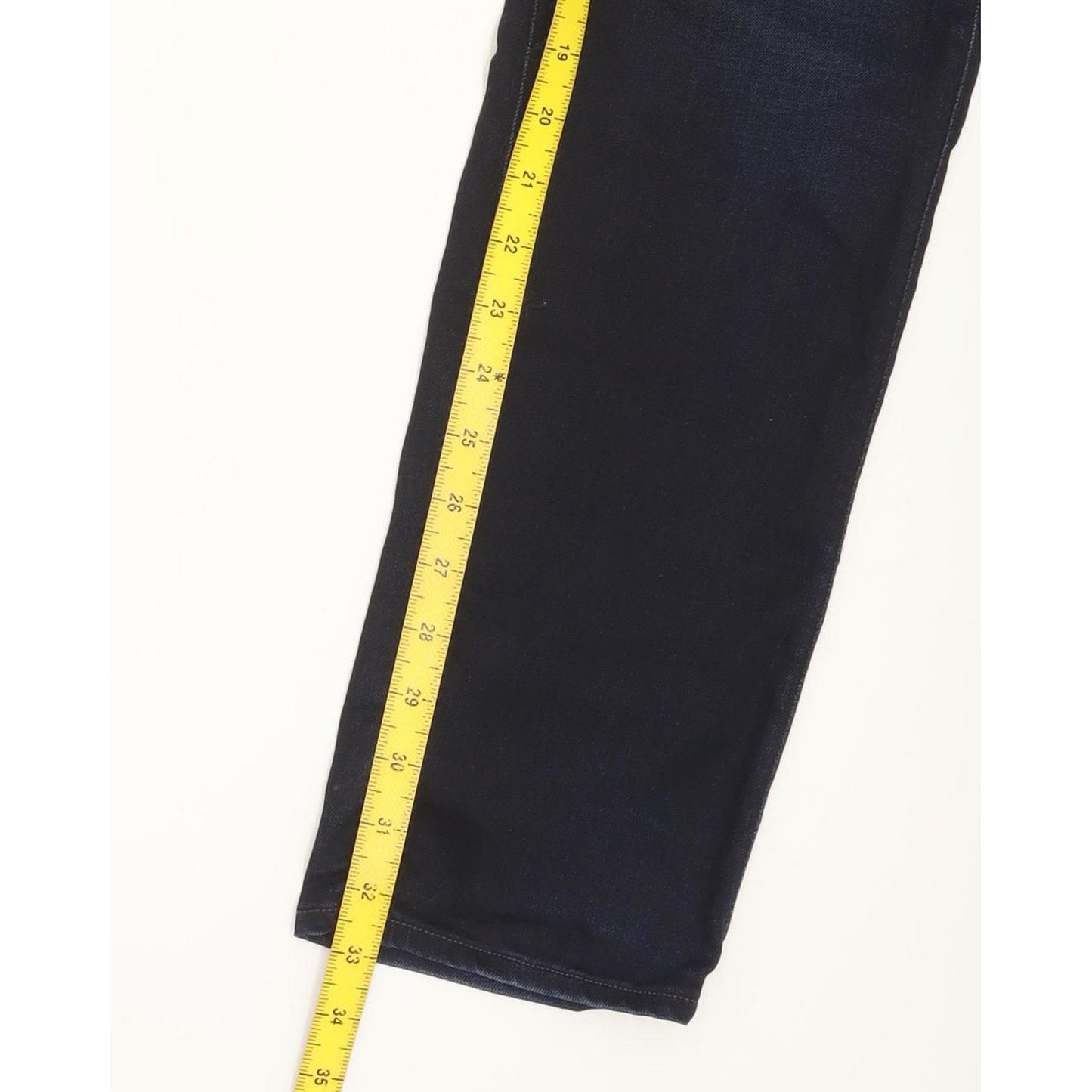 G-Star 3301 Men Navy Straight Slim Stretch Jeans W31 L33