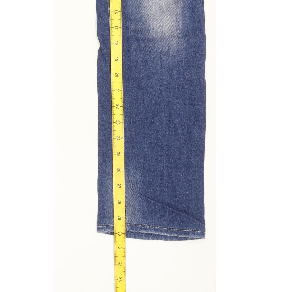 G-Star Attacc Women Blue Straight Slim Stretch Jeans W28 L30