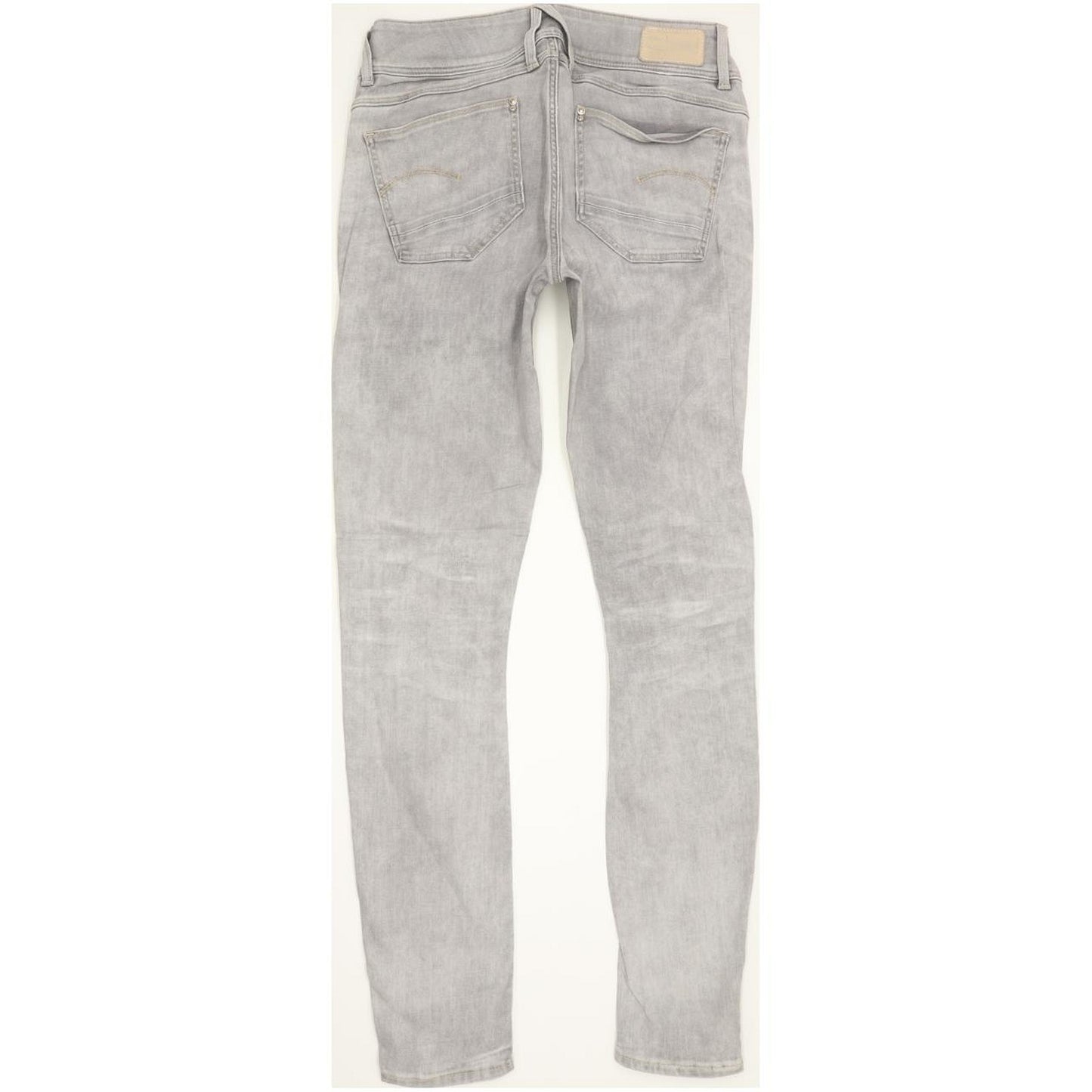 G-Star Lynn Mid Women Grey Skinny Slim Stretch Jeans W28 L31