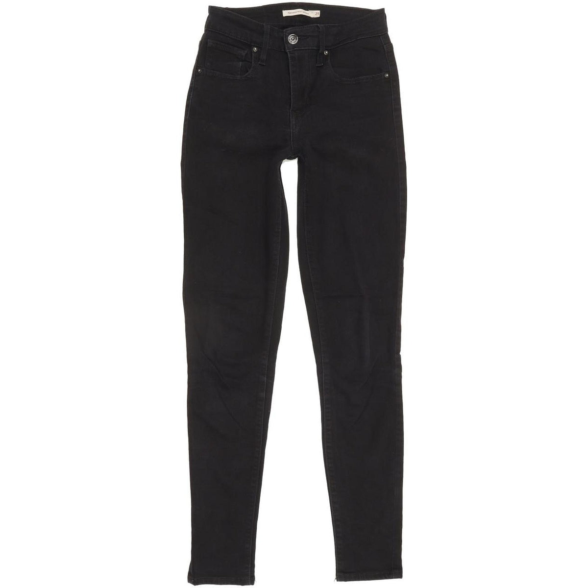 Levi's 721 Women Black Skinny Slim Stretch Jeans W25 L30
