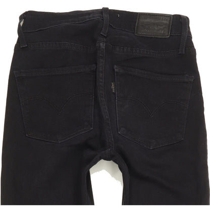 Levi's 721 Women Black Skinny Slim Stretch Jeans W25 L30