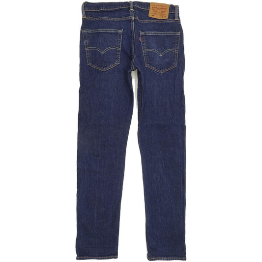 Levi's 502 Men Blue Tapered Regular Stretch Jeans W30 L30