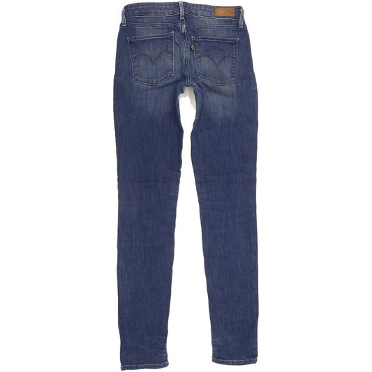 Levi's Demi Curve Women Blue Skinny Slim Stretch Jeans W26 L32
