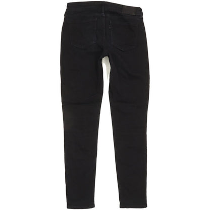 Levi's 711 Women Black Skinny Slim Stretch Jeans W28 L29