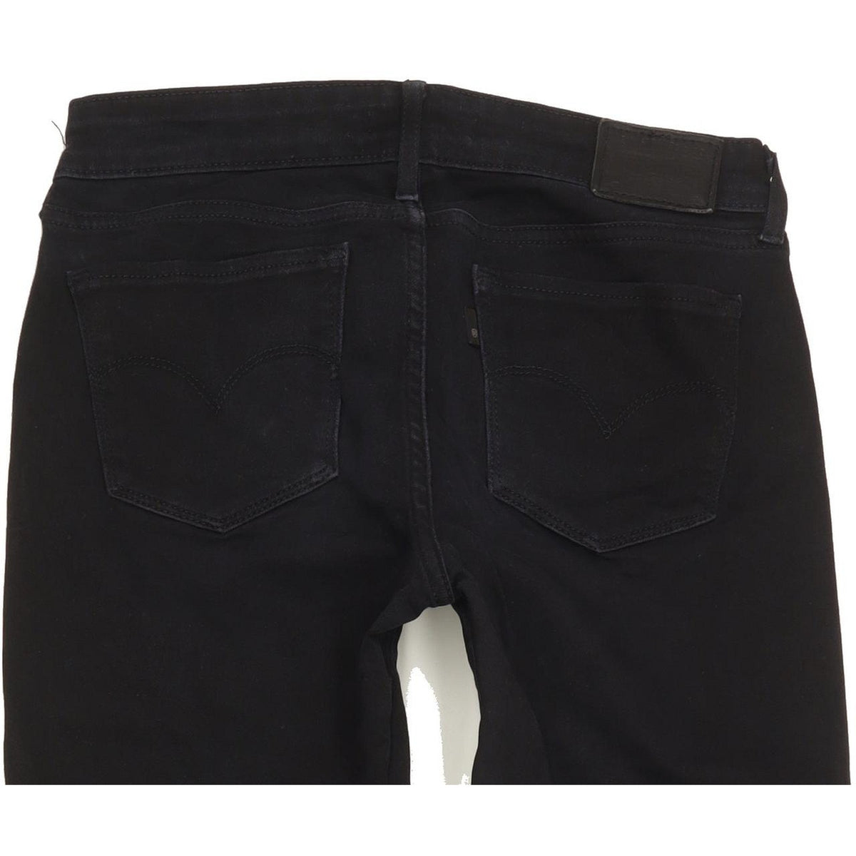 Levi's 711 Women Black Skinny Slim Stretch Jeans W28 L29