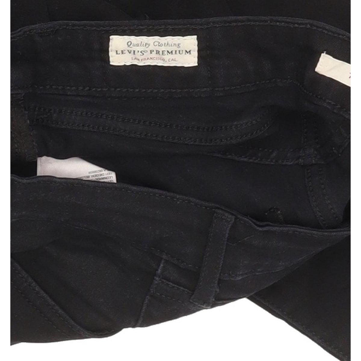 Levi's 711 Women Black Skinny Slim Stretch Jeans W28 L29