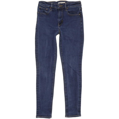 Levi's 721 Women Blue Skinny Slim Stretch Jeans W28 L27