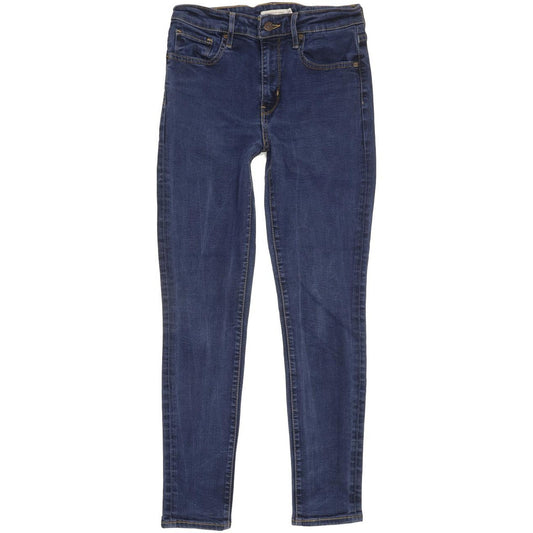 Levi's 721 Women Blue Skinny Slim Stretch Jeans W28 L27