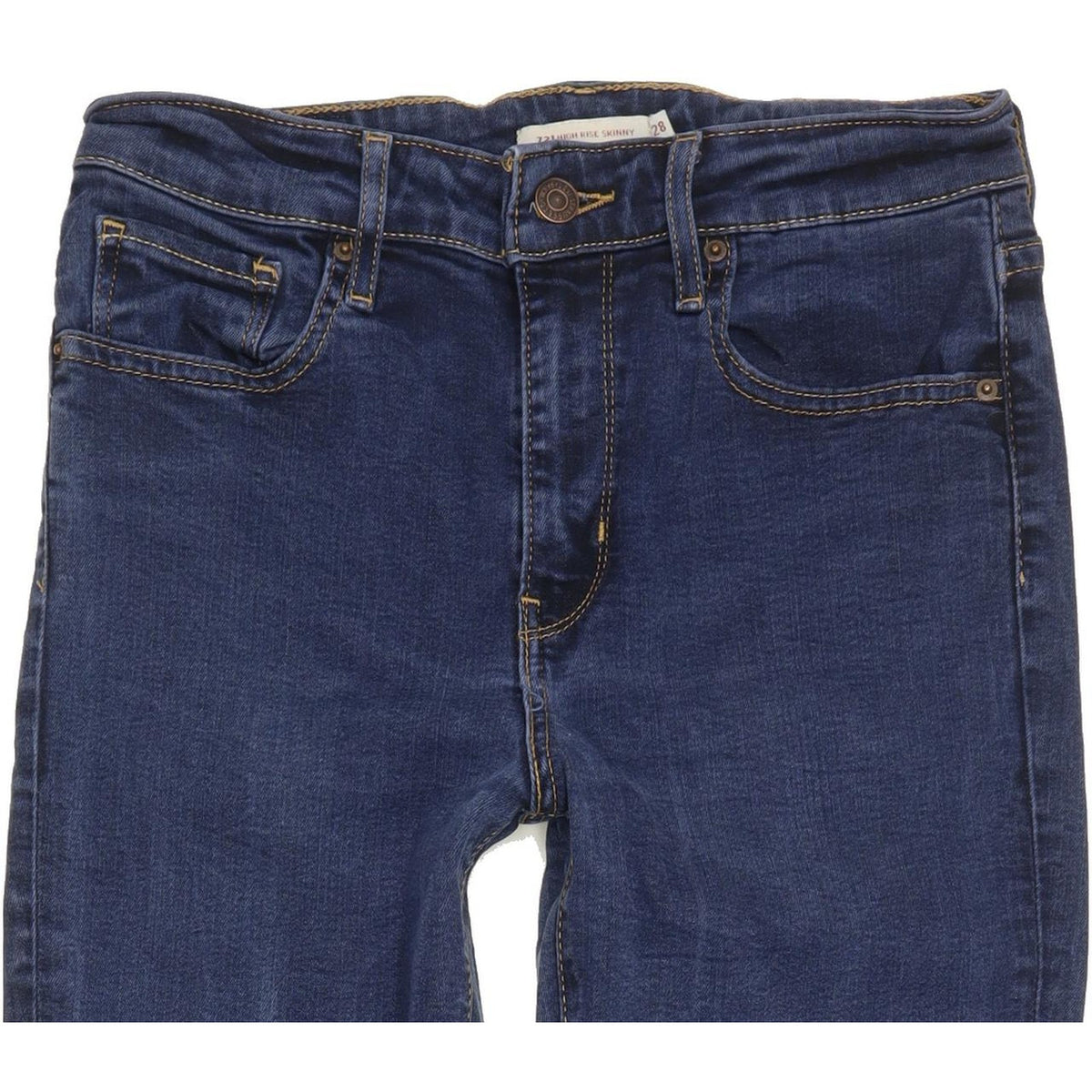 Levi's 721 Women Blue Skinny Slim Stretch Jeans W28 L27