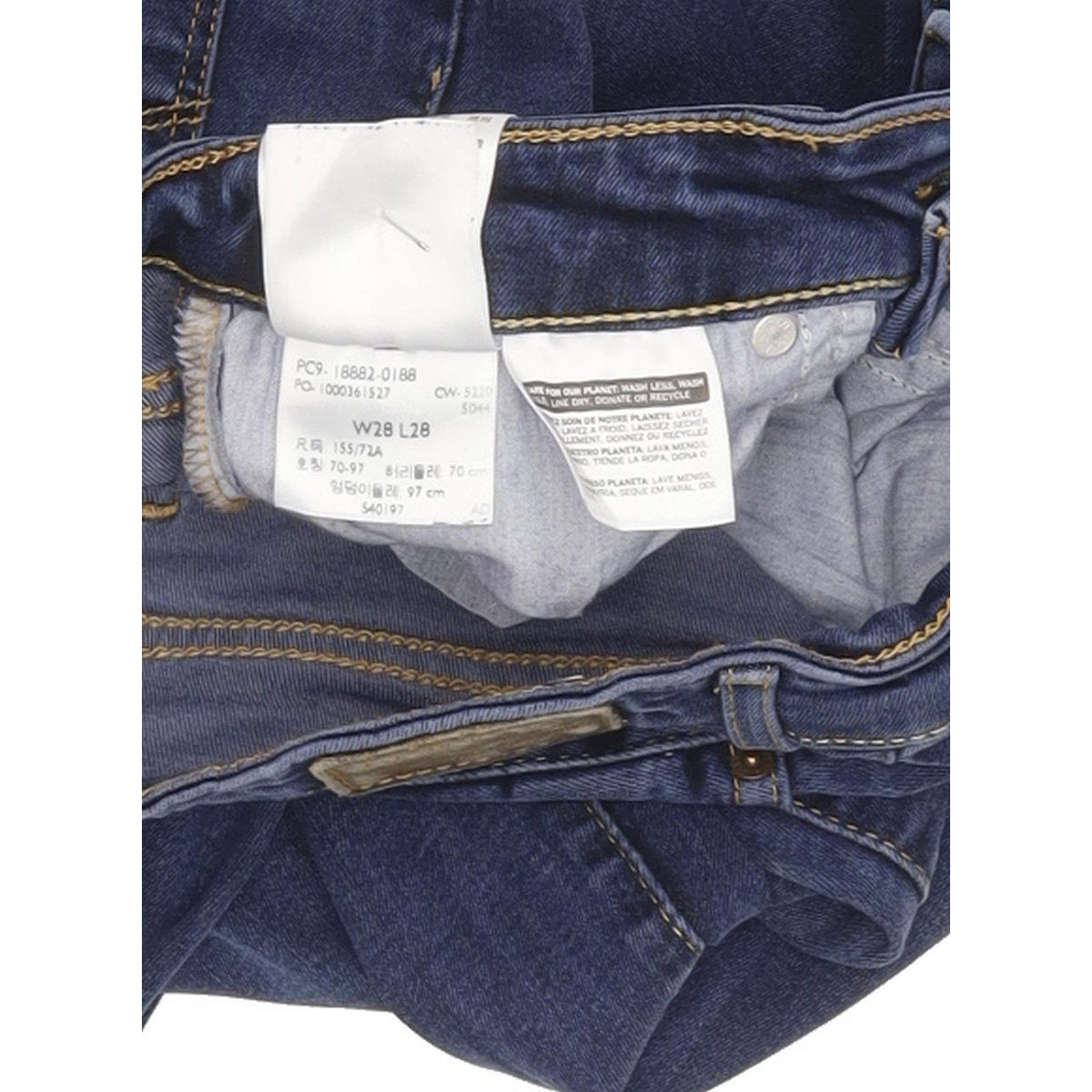 Levi's 721 Women Blue Skinny Slim Stretch Jeans W28 L27