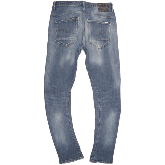 G-Star Men Blue Tapered Slim Stretch Jeans W27 L29