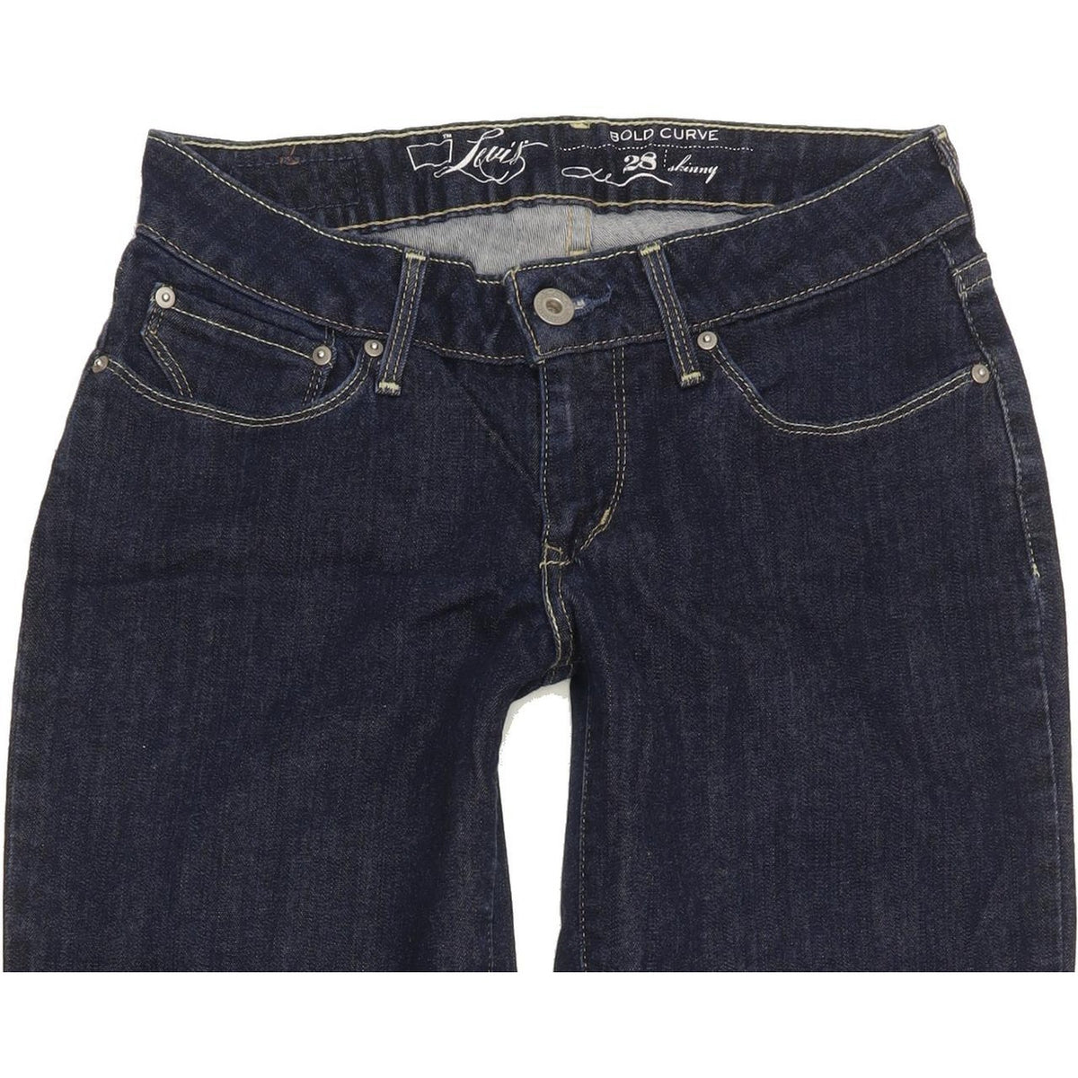 Levi's Bold Curve Women Blue Skinny Slim Stretch Jeans W28 L31