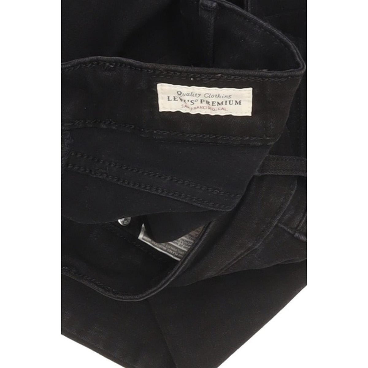 Levi's 711 Women Black Skinny Slim Stretch Jeans W27 L30