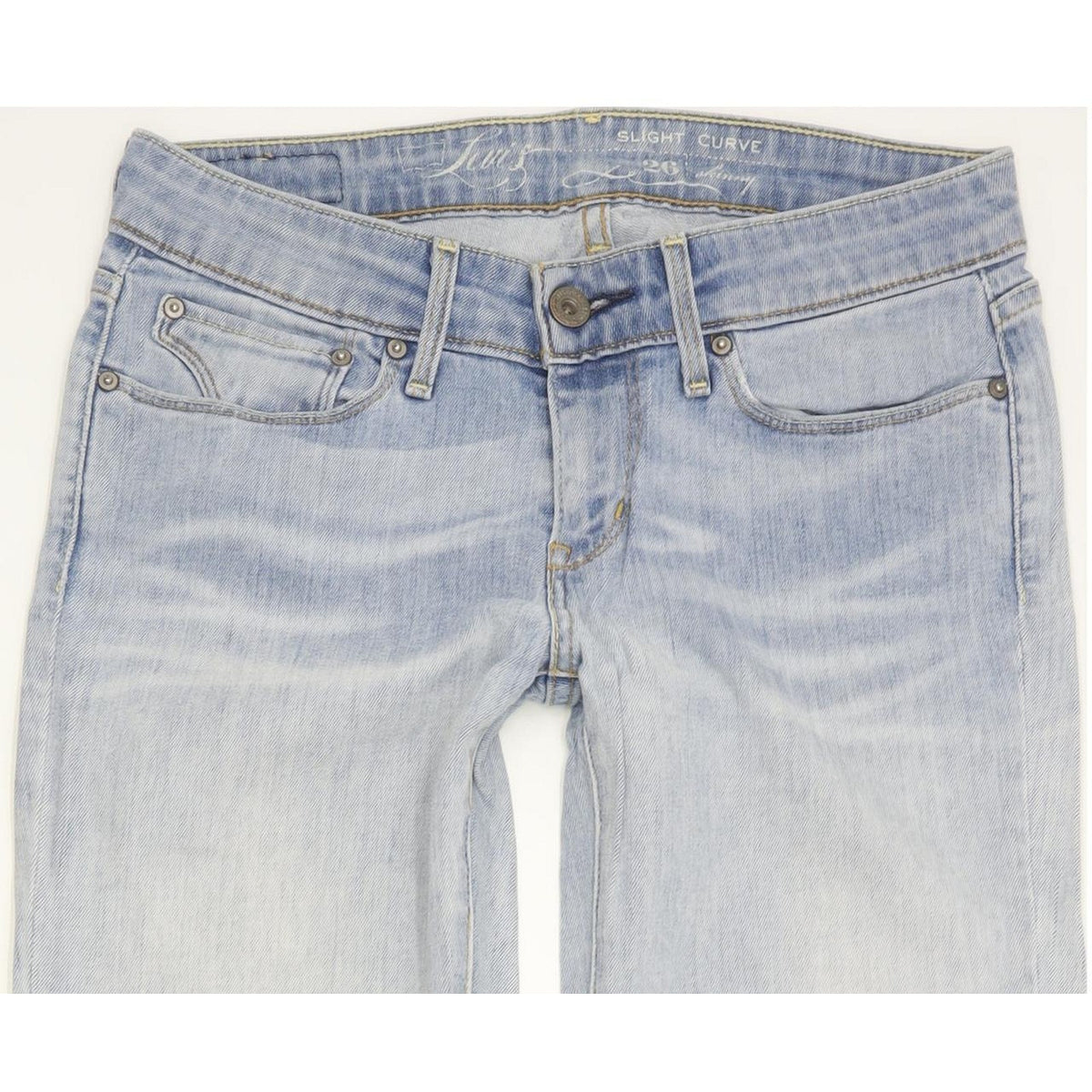 Levi's Slight Curve Women Blue Skinny Slim Stretch Jeans W26 L32