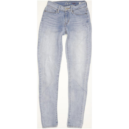 Levi's Leggins Women Blue Skinny Slim Stretch Jeans W24 L30